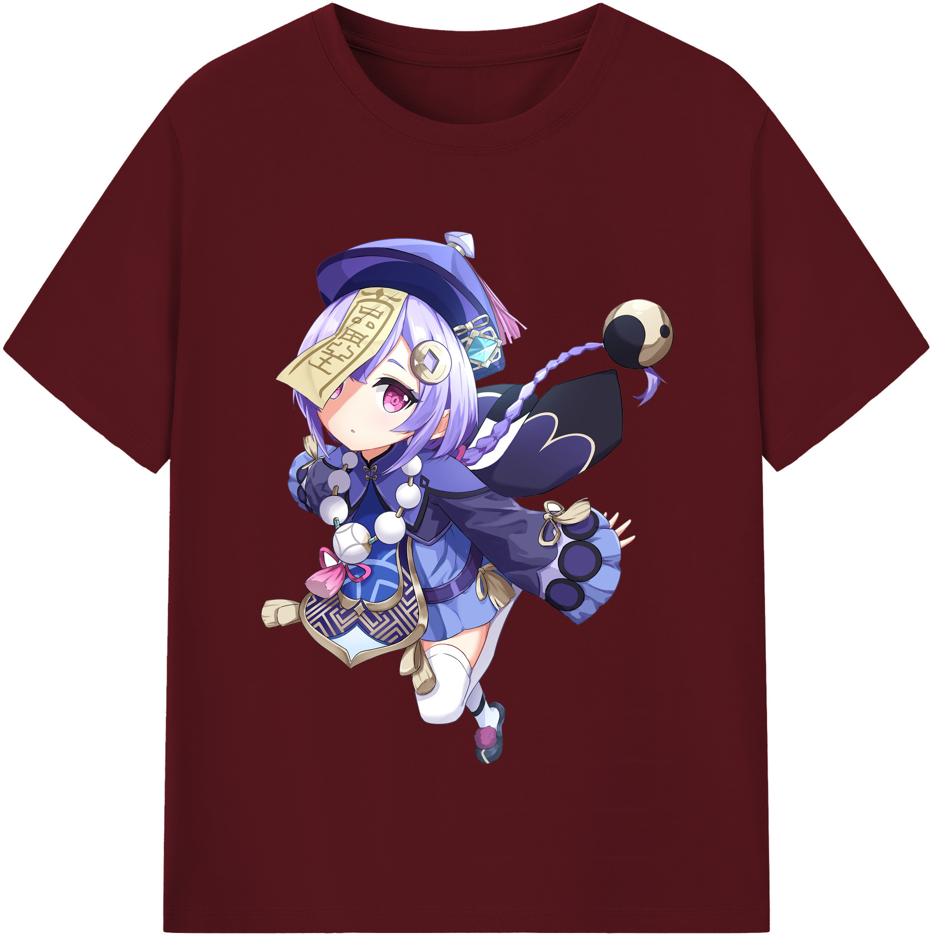 げんし神 七七 なな  genshin Nana 綿100％半袖Tシャツ（フロントプリント）